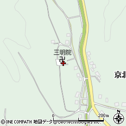 京都府京都市右京区京北塔町上ノ段周辺の地図