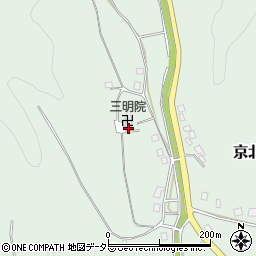 京都府京都市右京区京北塔町（上ノ段）周辺の地図