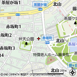 愛知県名古屋市千種区赤坂町1丁目38-8周辺の地図