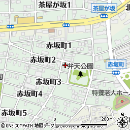 愛知県名古屋市千種区赤坂町2丁目23周辺の地図
