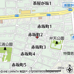 愛知県名古屋市千種区赤坂町2丁目50周辺の地図