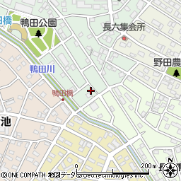 愛知県長久手市鴨田801周辺の地図