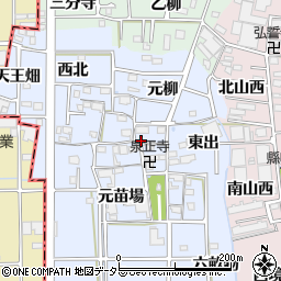 愛知県あま市乙之子屋敷71周辺の地図