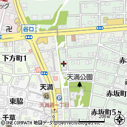 愛知県名古屋市千種区赤坂町2丁目74周辺の地図