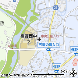 佐野二区コミュニティーセンター周辺の地図