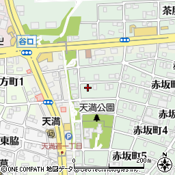 愛知県名古屋市千種区赤坂町2丁目70周辺の地図