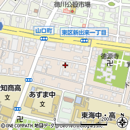 愛知県名古屋市東区徳川周辺の地図