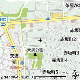 愛知県名古屋市千種区赤坂町2丁目65周辺の地図