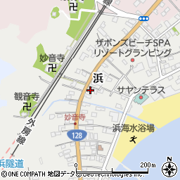 千葉県夷隅郡御宿町浜430-1周辺の地図