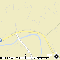 愛知県豊田市月原町カラスゴ周辺の地図