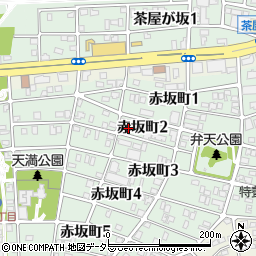 愛知県名古屋市千種区赤坂町2丁目53周辺の地図