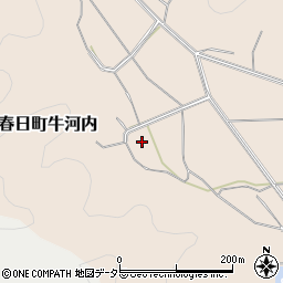 兵庫県丹波市春日町牛河内174周辺の地図