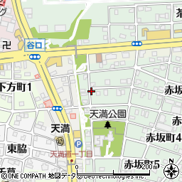 愛知県名古屋市千種区赤坂町2丁目71周辺の地図