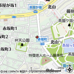 愛知県名古屋市千種区赤坂町1丁目38周辺の地図