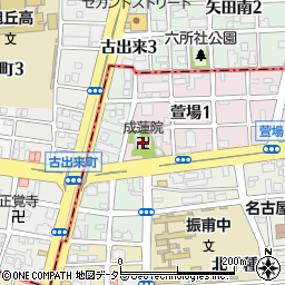 成蓮院周辺の地図