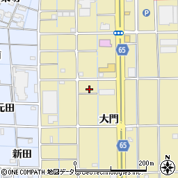 愛知県津島市神守町大門85周辺の地図