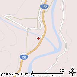 静岡県浜松市天竜区水窪町奥領家3838-4周辺の地図
