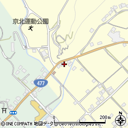 京都府京都市右京区京北比賀江町院谷周辺の地図