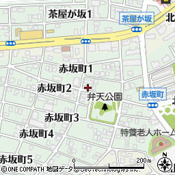 愛知県名古屋市千種区赤坂町1丁目64周辺の地図