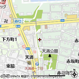 愛知県名古屋市千種区赤坂町2丁目6周辺の地図