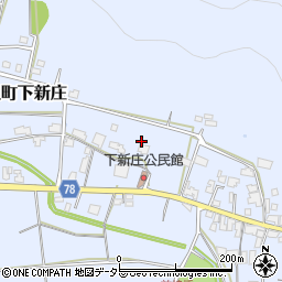 兵庫県丹波市氷上町下新庄839周辺の地図