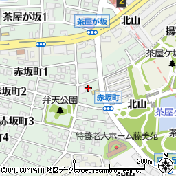 愛知県名古屋市千種区赤坂町1丁目38-5周辺の地図