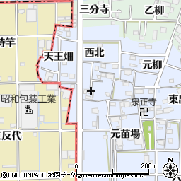 愛知県あま市乙之子屋敷105周辺の地図