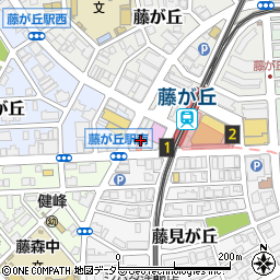 愛知県名古屋市名東区藤が丘142周辺の地図