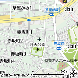愛知県名古屋市千種区赤坂町1丁目59周辺の地図
