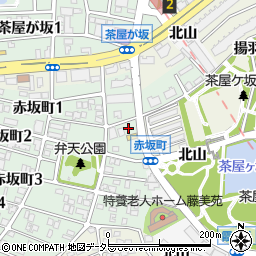 愛知県名古屋市千種区赤坂町1丁目38-6周辺の地図