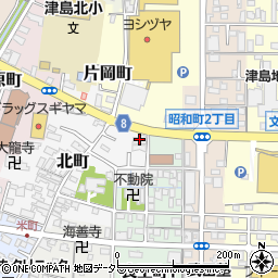 東海労働金庫津島支店周辺の地図
