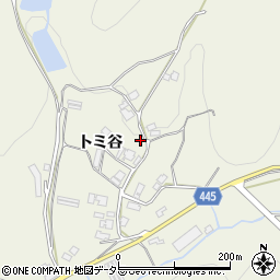 京都府船井郡京丹波町実勢トミ谷43周辺の地図