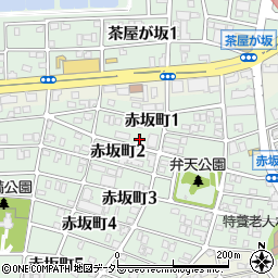 愛知県名古屋市千種区赤坂町1丁目69周辺の地図
