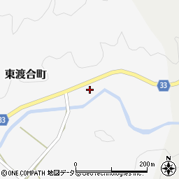 愛知県豊田市東渡合町フジ平周辺の地図