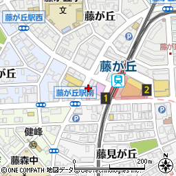 名古屋市役所緑政土木局　藤が丘西自転車駐車場管理事務所周辺の地図