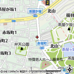 愛知県名古屋市千種区赤坂町1丁目38-2周辺の地図