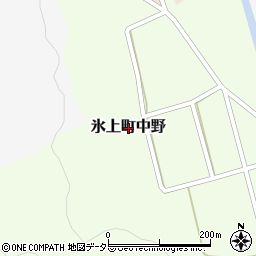 兵庫県丹波市氷上町中野周辺の地図