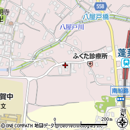 滋賀県大津市八屋戸989周辺の地図