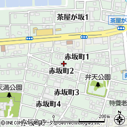 愛知県名古屋市千種区赤坂町1丁目70周辺の地図
