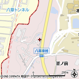 愛知県豊田市八草町来姓周辺の地図