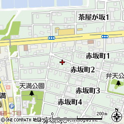 愛知県名古屋市千種区赤坂町1丁目81周辺の地図