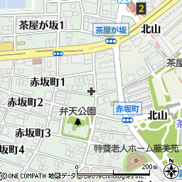 愛知県名古屋市千種区赤坂町1丁目41周辺の地図