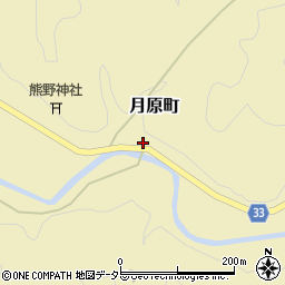 愛知県豊田市月原町樋ノ沢周辺の地図
