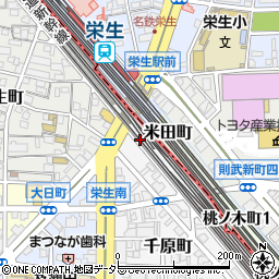 ブックオフ　名古屋栄生駅南店周辺の地図