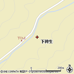 京都府南丹市日吉町生畑ヨソカイチ18周辺の地図