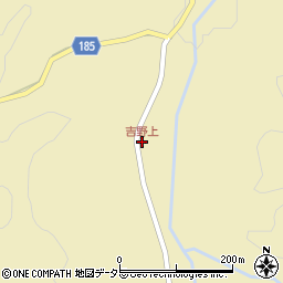吉野上周辺の地図