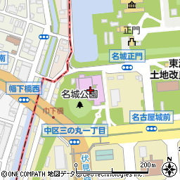名古屋能楽堂周辺の地図