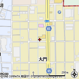 愛知県津島市神守町元屋敷119周辺の地図