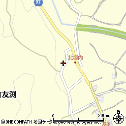 京都府福知山市三和町友渕378周辺の地図