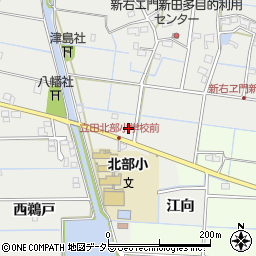 愛知県愛西市新右エ門新田町郷前周辺の地図
